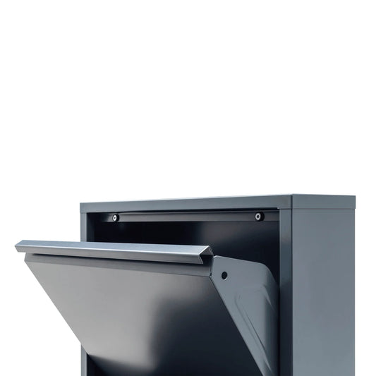 Gowoll Schuhschrank (4 Klappen Anthrazit)