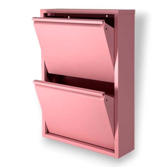 Gowoll Schuhschrank (2 Klappen Pink)