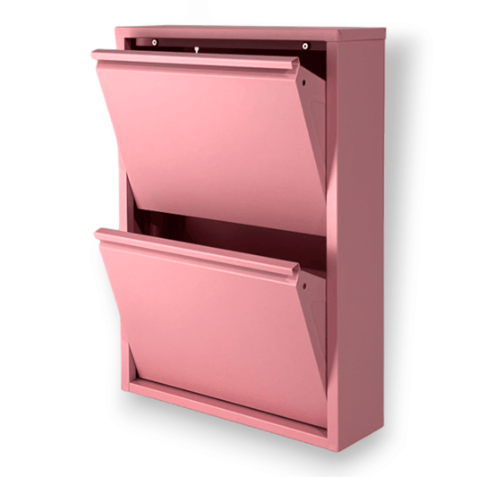 Gowoll Schuhschrank (2 Klappen Pink)