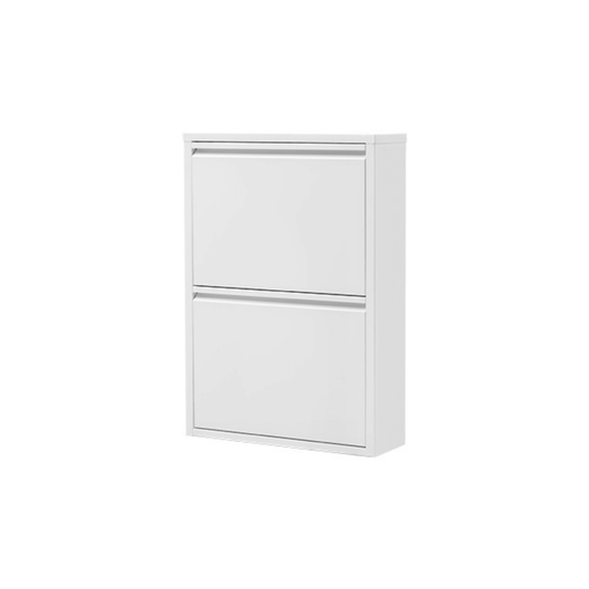 Gowoll Schuhschrank (2 Klappen Weiß)