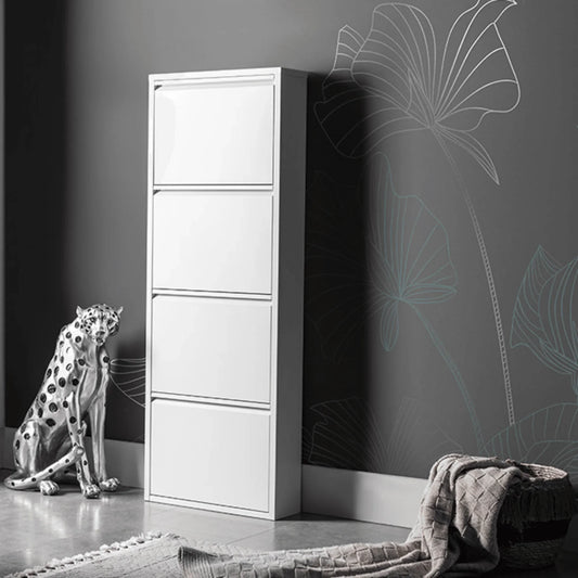 Gowoll Schuhschrank (4 Klappen Weiß)