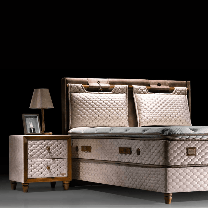 Bambi Magnasand Boxspringbett Set | H3, Taschenfederkern
