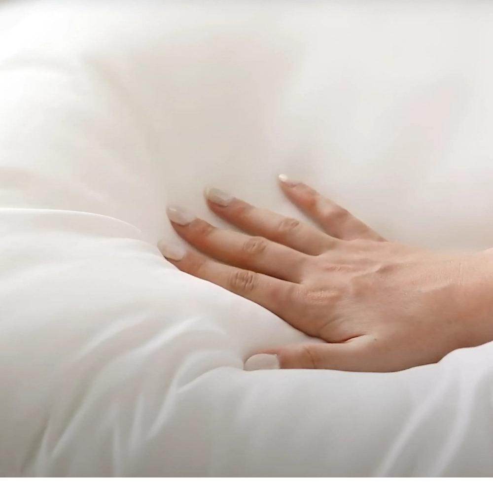 Kopfkissen, Oeko-TEX Zertifiziert Kissen, mit 100% Mikrofaser-Füllung, Waschmaschinengeeignet Schlafkissen