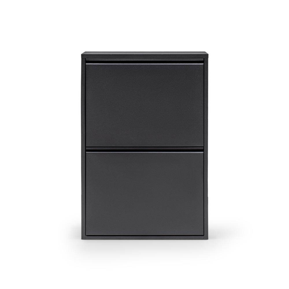 Gowoll Mülltrennsystem Mülltrennsystem 2-3-4 Fach Mülleimer Küche aus Metall Fleckenfest Wandmontage