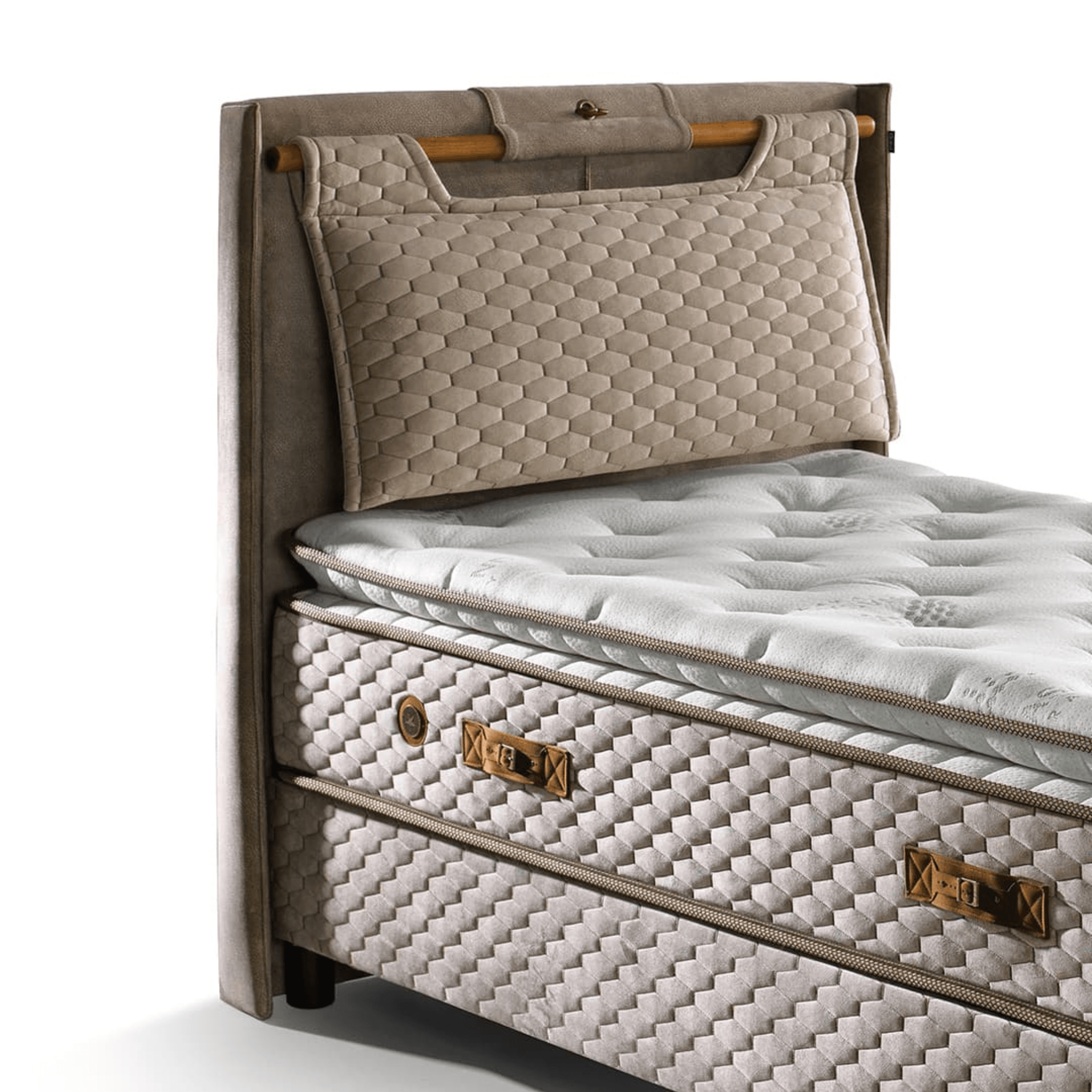 Bambi Magnasand Therapy Boxspringbett Set | Orthopädisch H3, Magnetischer Sand & Taschenfederkern
