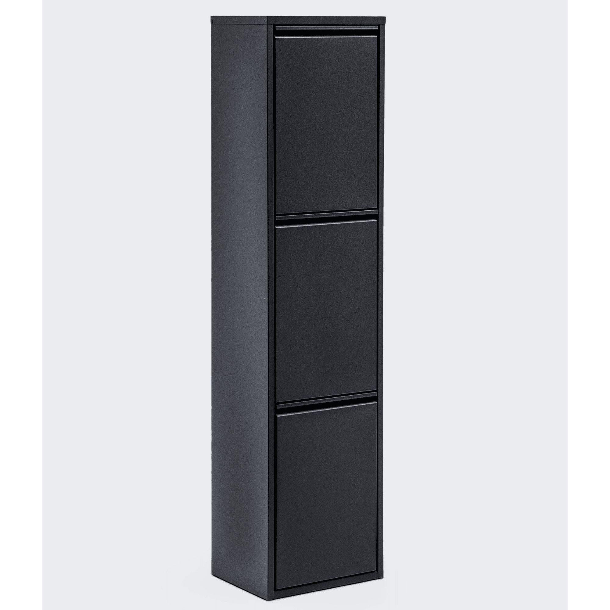 Gowoll Mülltrennsystem Mülltrennsystem 2-3-4 Fach Mülleimer Küche aus Metall Fleckenfest Wandmontage