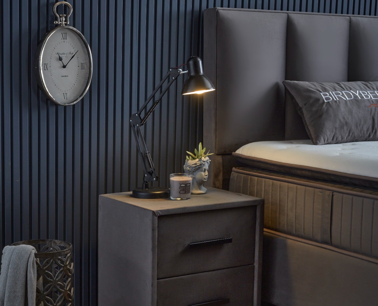 BSS BIRDYBEDD Boxspringbett Set | Matratze H3 | Box und Kopfteil