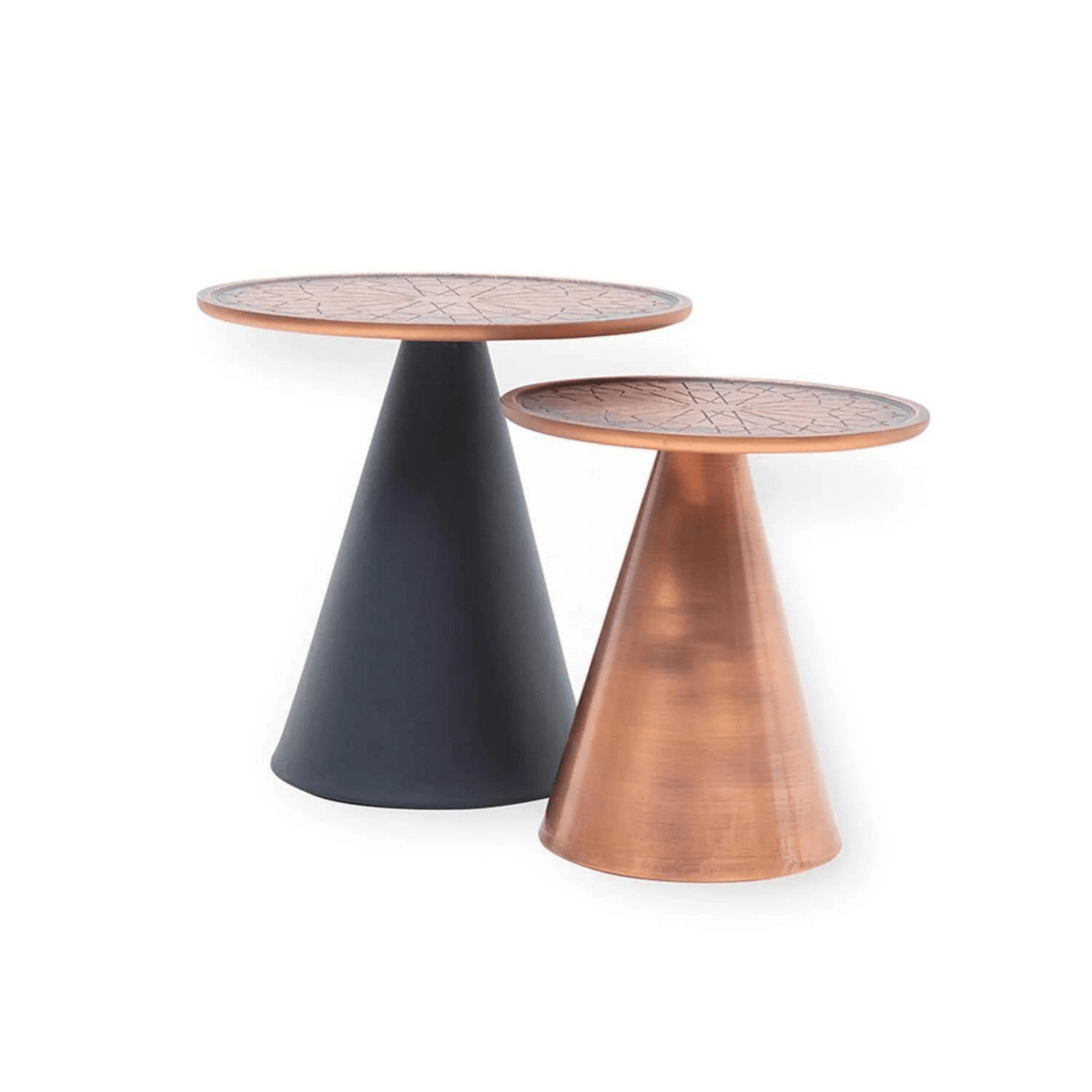 Beistelltisch Star 2er Set | Moderner Couchtisch mit ergonomischem Design & leichter Montage