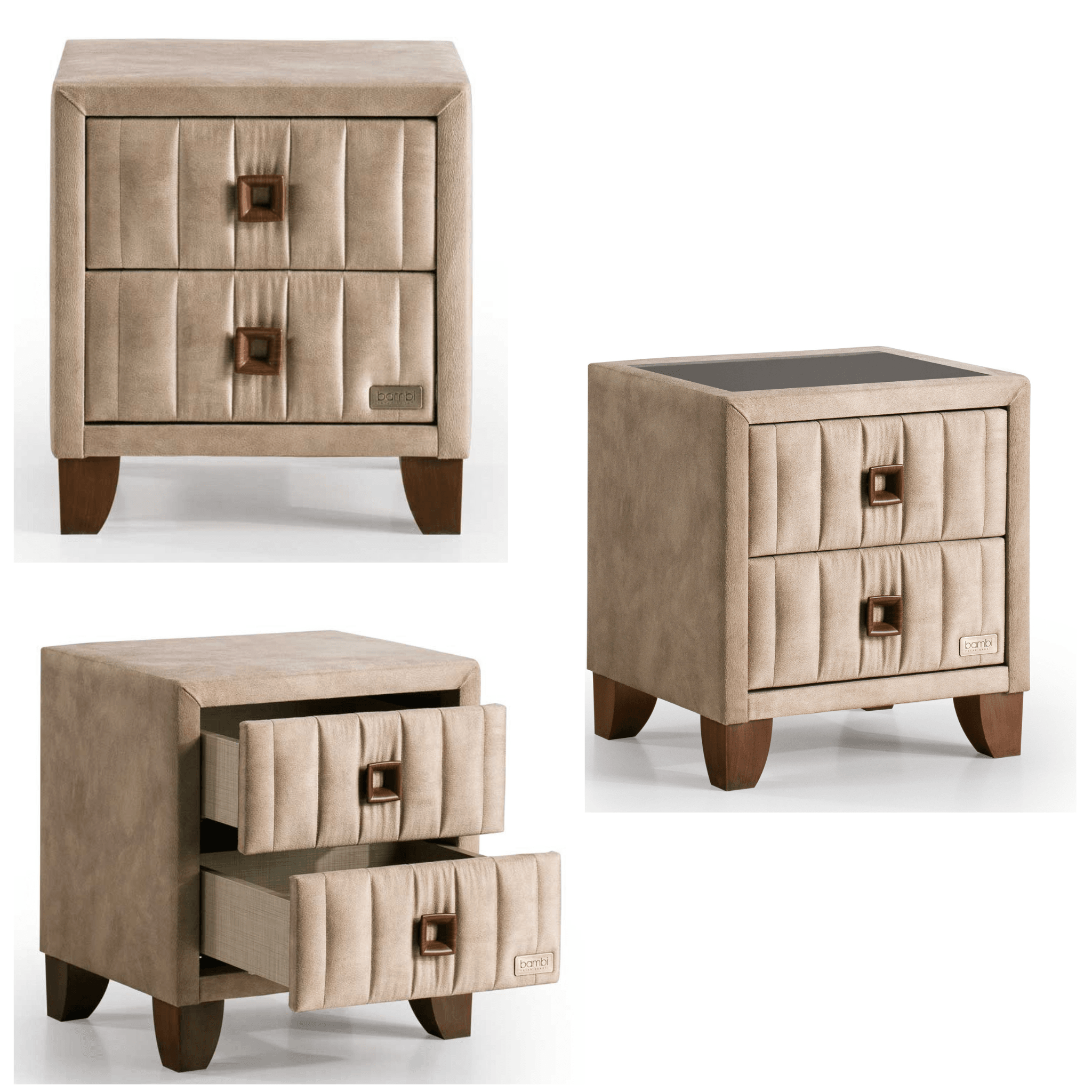 Bambi Thermic Prime Boxspringbett mit Matratze & Bettkästen | Stauraumbett H4/H5, Orthopädisch & Atmungsaktiv