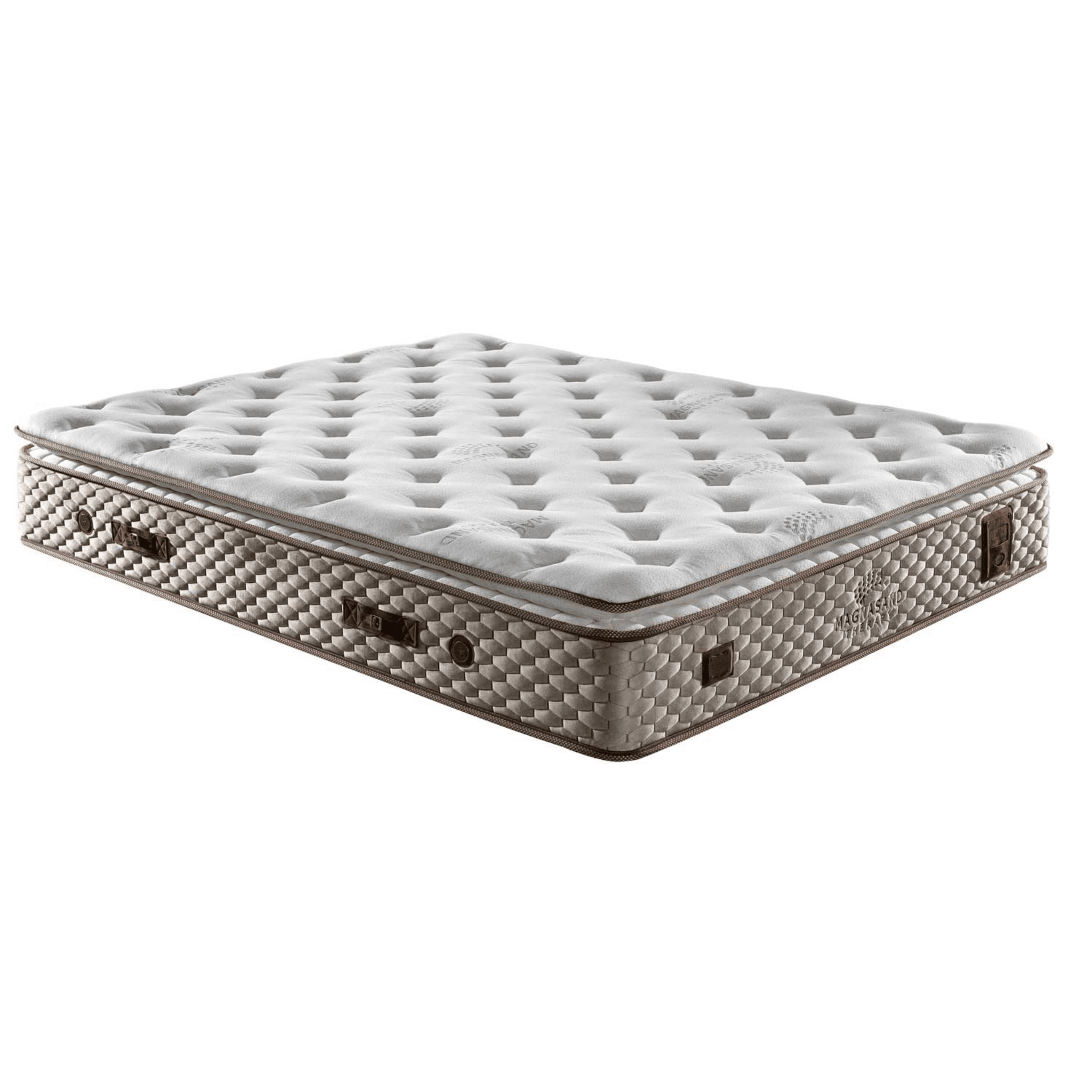 Bambi Magnasand Matratze 10 Schichten Taschenfederkern mit Topper 33 cm hoch