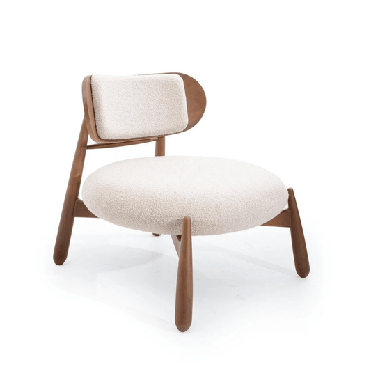 Cocktailsessel Relaxsessel Wohnzimmer Möbel Polstersessel Beige Maya