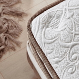 Bambi Kapok Naturel Boxspringbett Funktionsbett mit Bettkasten Boxspringbett 180x200 - 90x200