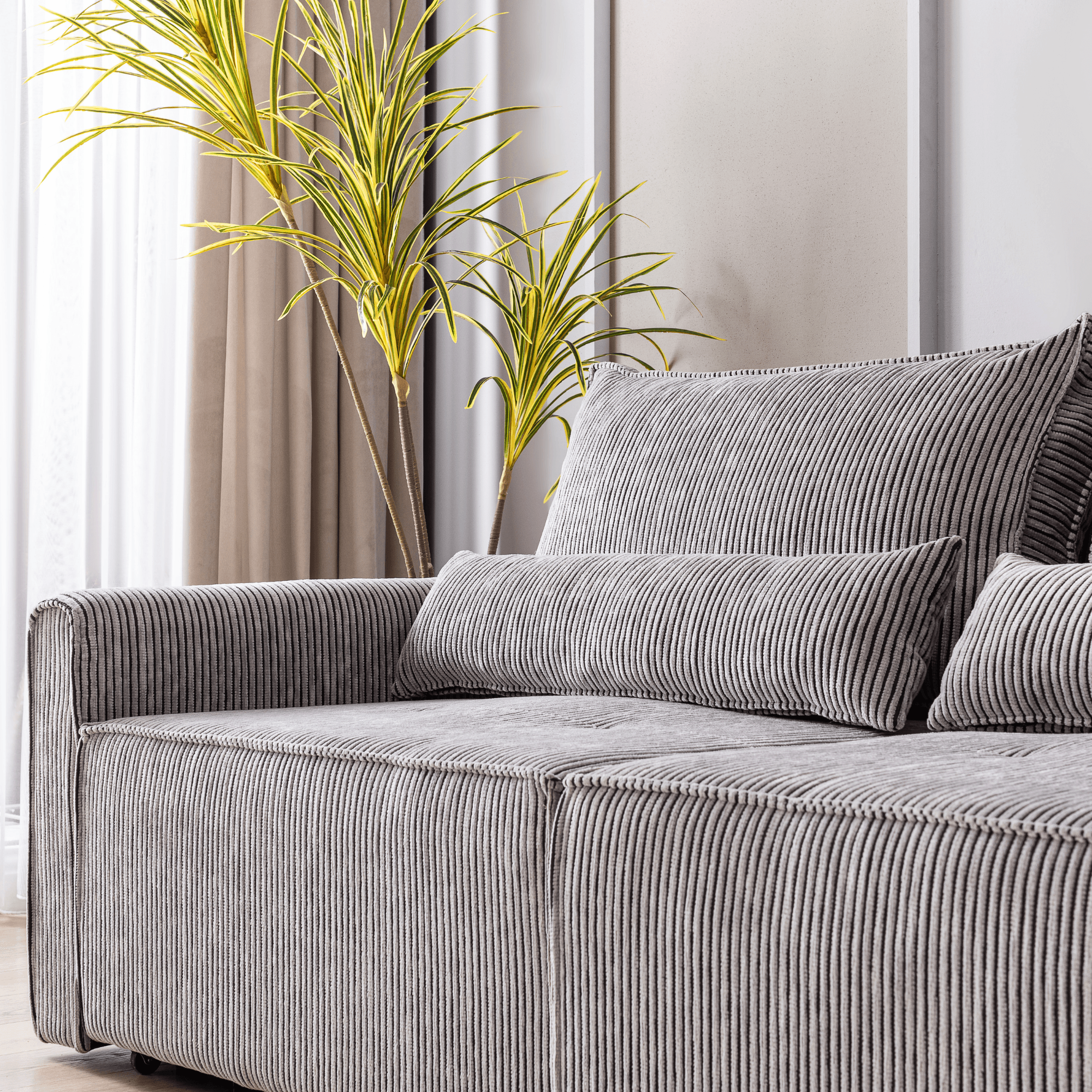 Benissa Schlafsofa 3 Sitzer mit Stauraum & Schlaffunktion | Ecksofa & Heimkino-Sofa, verstellbare Rückenlehne