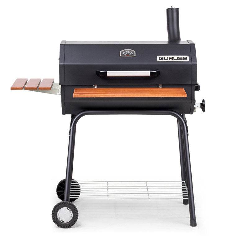 XXL Holzkohlegrill mit Deckel & Temperaturanzeige | Guruss CG075 Grillwagen