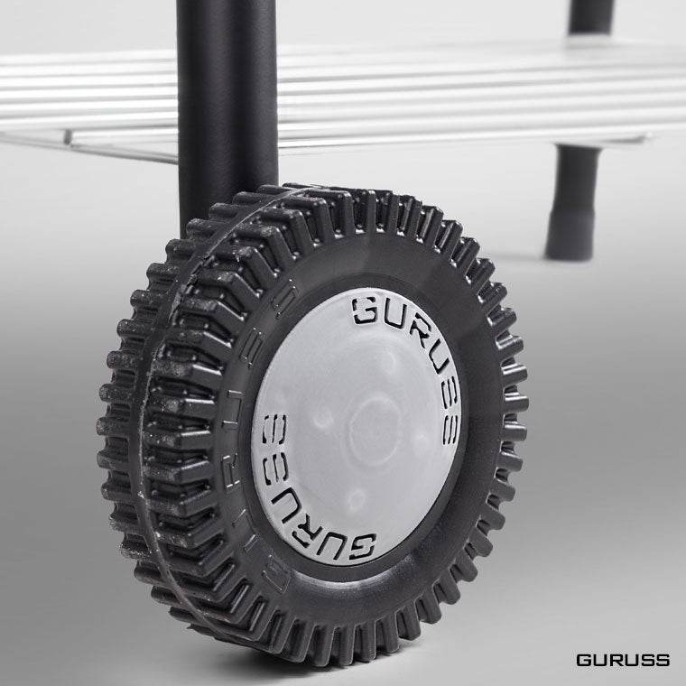 XXL Holzkohlegrill mit Deckel & Temperaturanzeige | Guruss CG075 Grillwagen