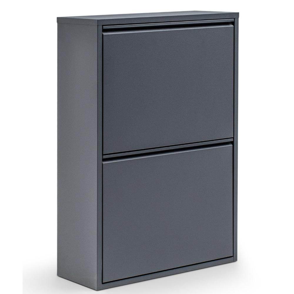 Gowoll Mülltrennsystem Mülltrennsystem 2-3-4 Fach Mülleimer Küche aus Metall Fleckenfest Wandmontage