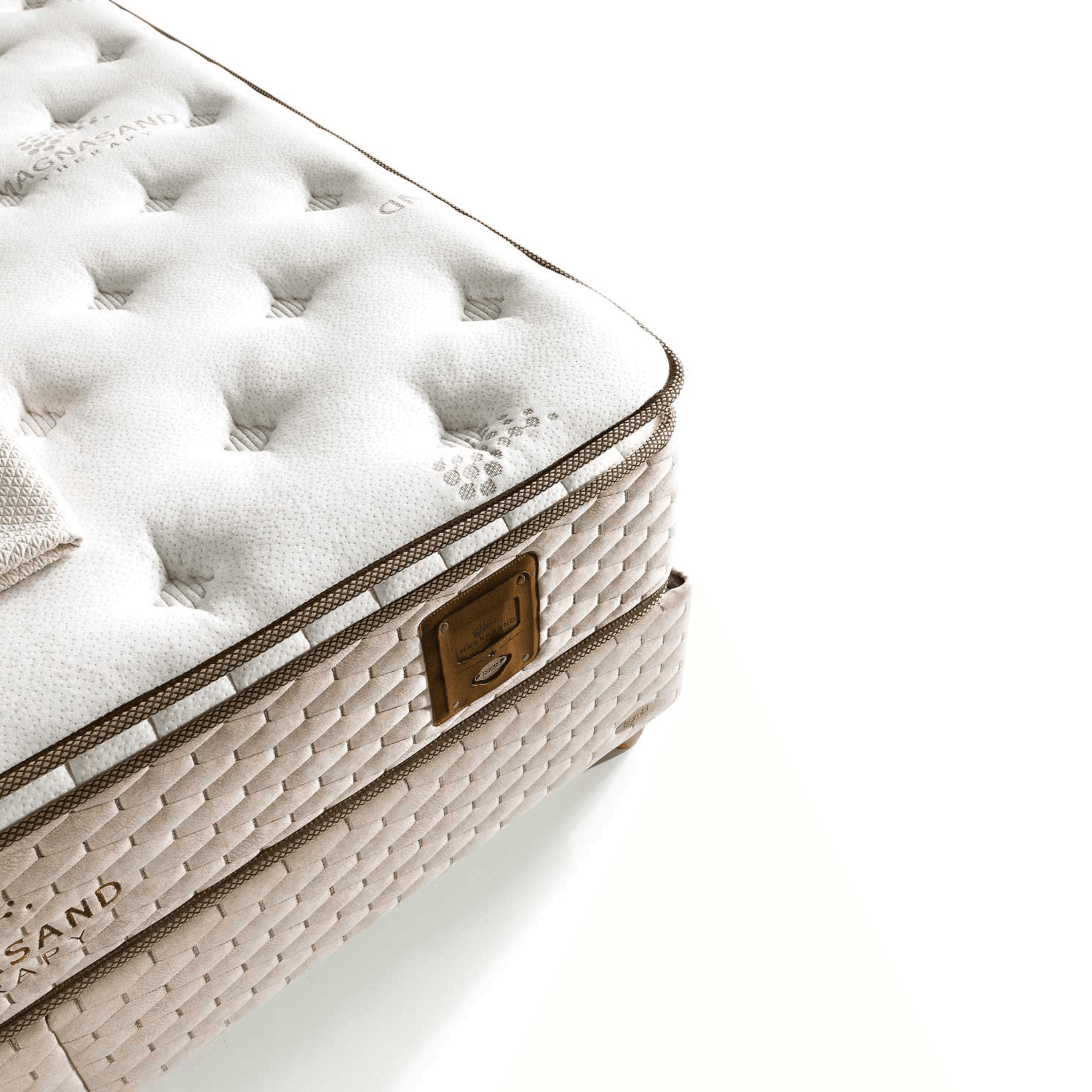 Bambi Magnasand Matratze 10 Schichten Taschenfederkern mit Topper 33 cm hoch