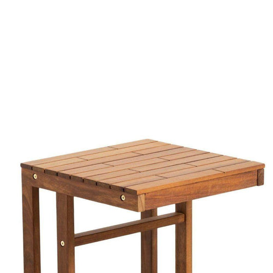 Beistelltisch Couchtisch C-Form Holz Füße Sofatisch-Langkawi Full Massivholz
