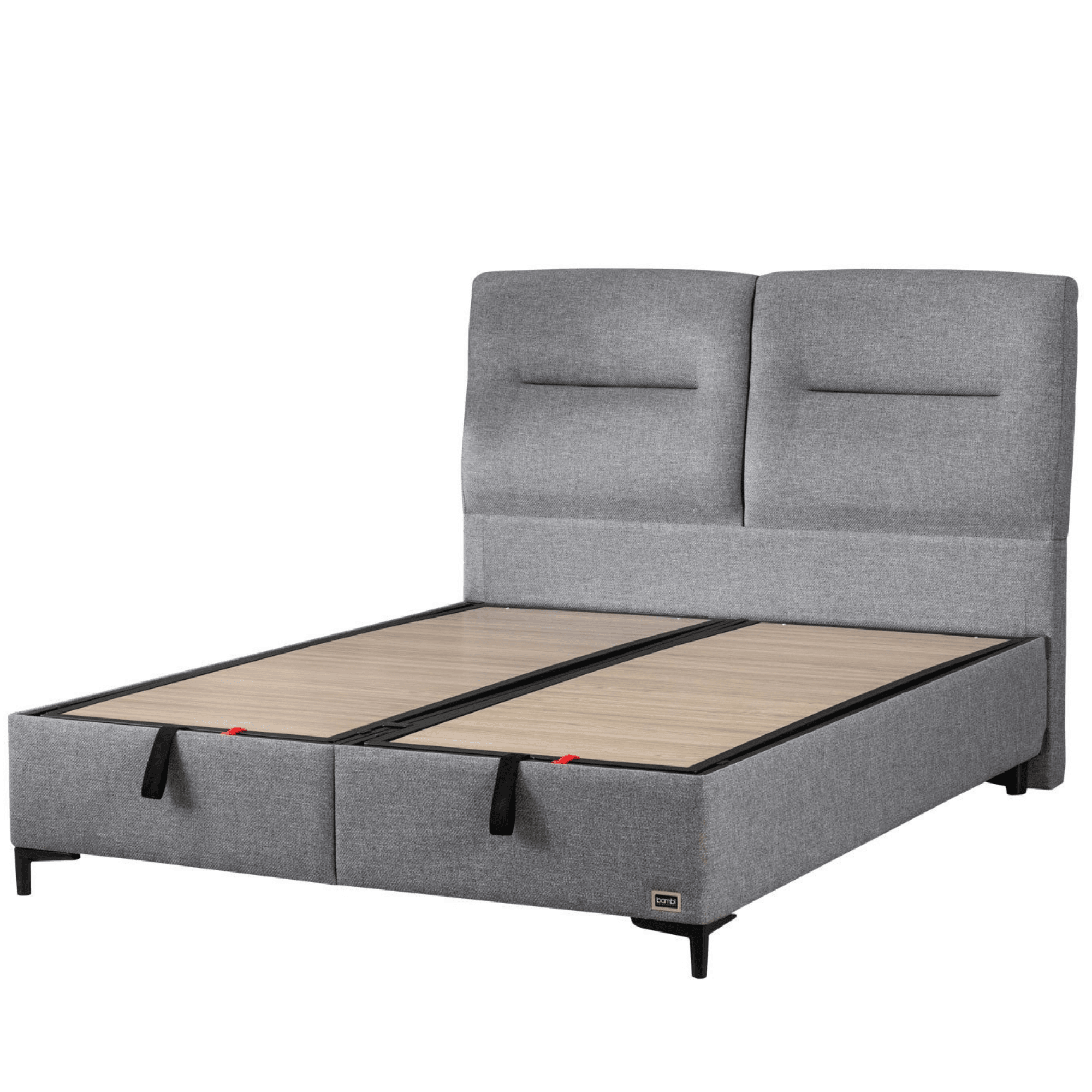 Gowoll DuoKlima Boxspringbett mit Bettkasten 140x200-160x200 Matratze