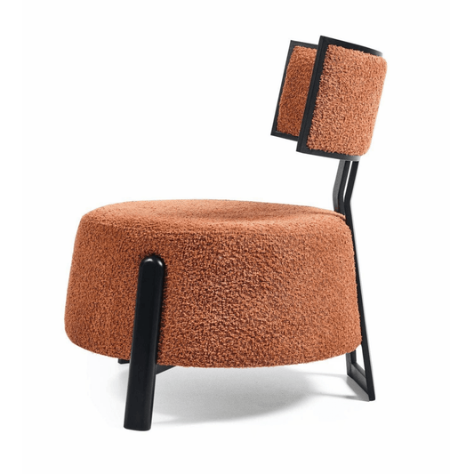 Cocktailsessel Möbel Relaxsessel mit Bequemer Schaumstoff Orange