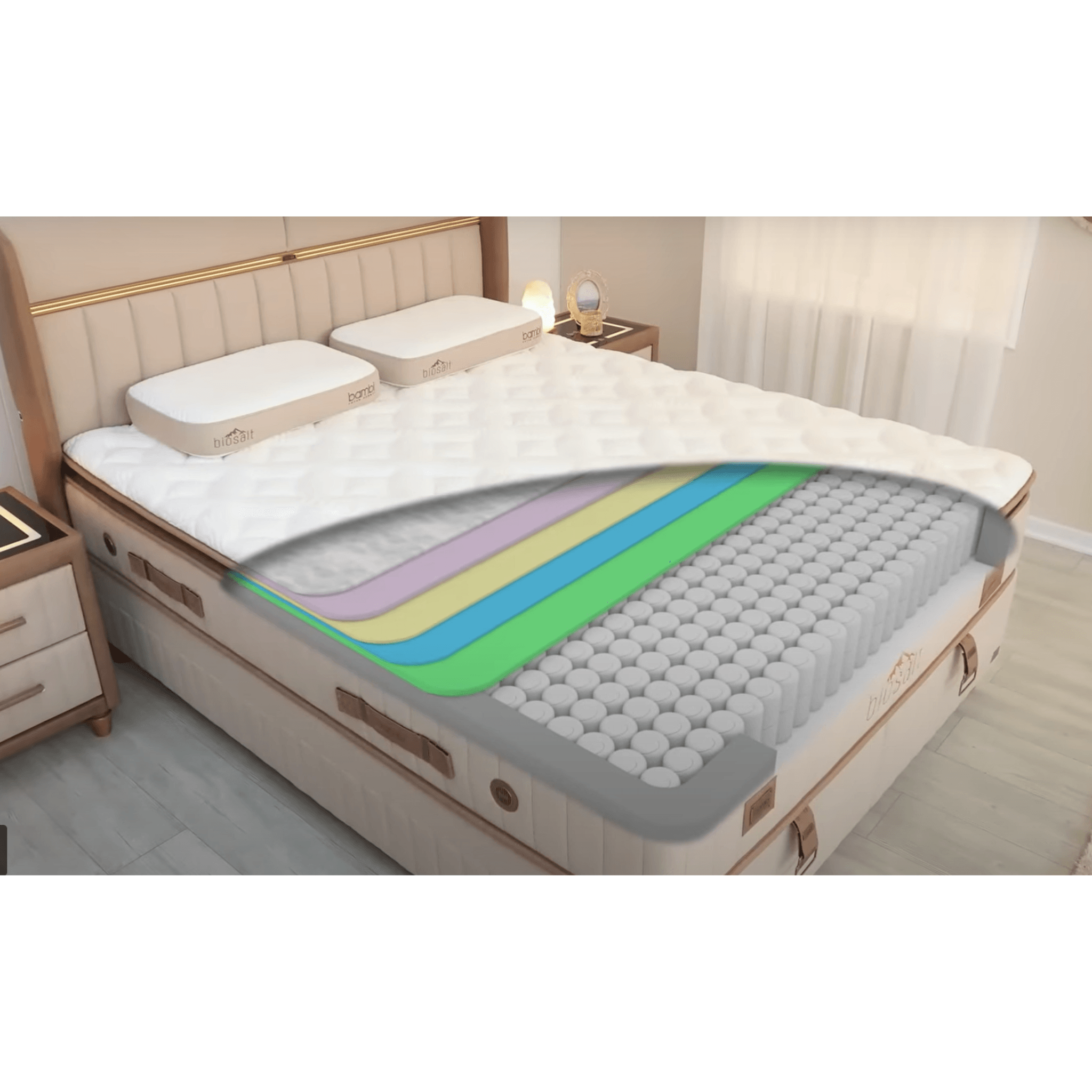 Bambi Biosalt Boxspringbett Salt Therapy Set