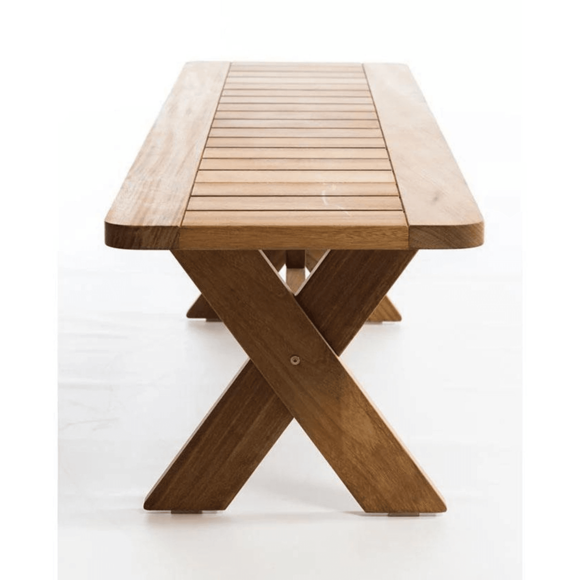 Gartenbank Iroko Holzbank Küche Lounge Bank Holzstuhl Focus