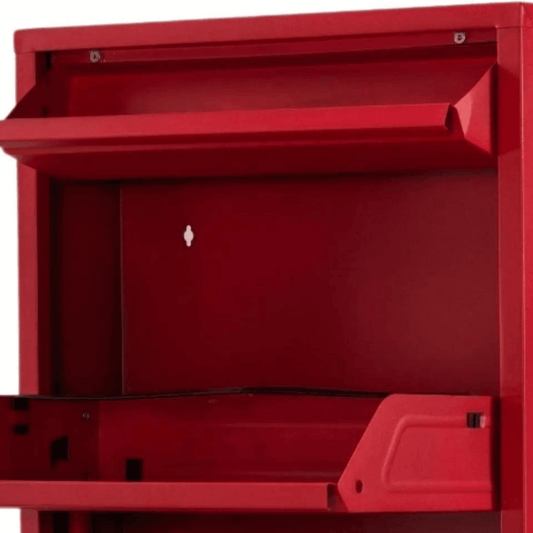 Gowoll Schuhschrank (3+1 Klappen Rot)