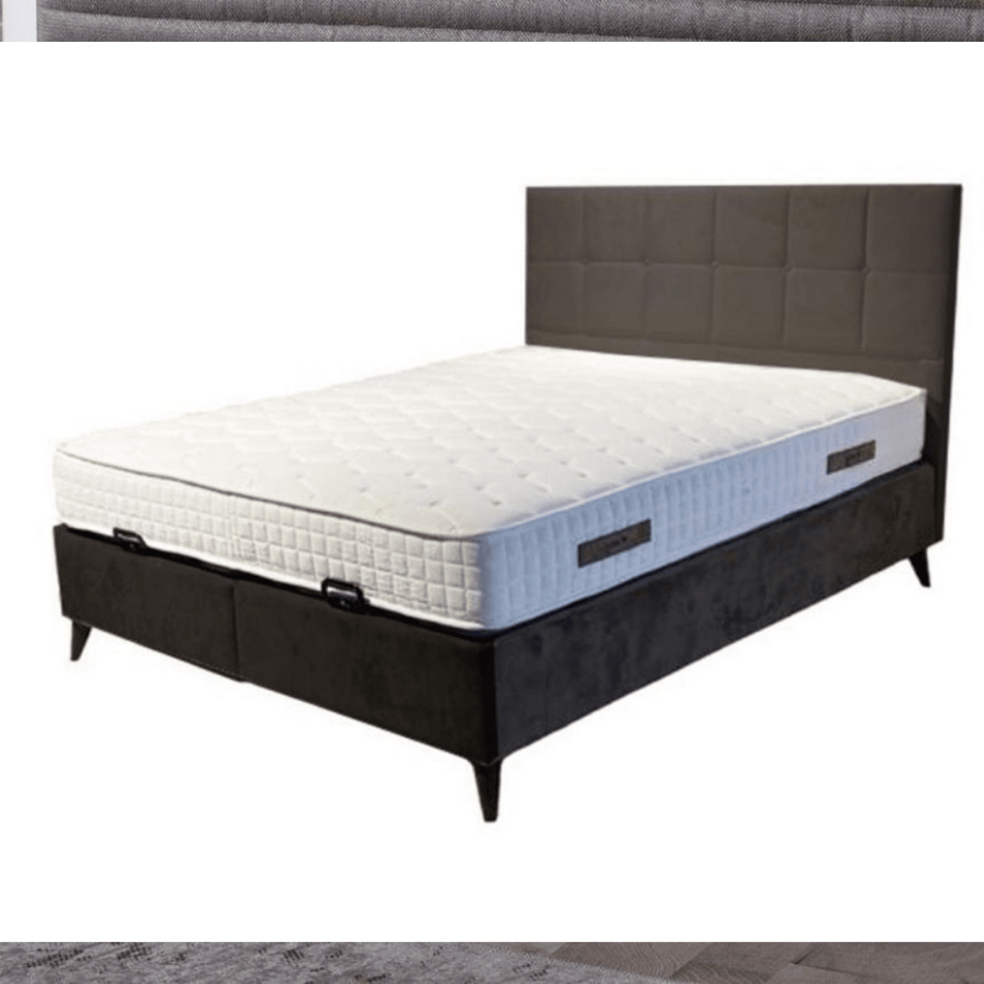 Optimum Boxspringbett 160x200 mit Wendbarer Matratze, Bettkasten & Gratis Montage