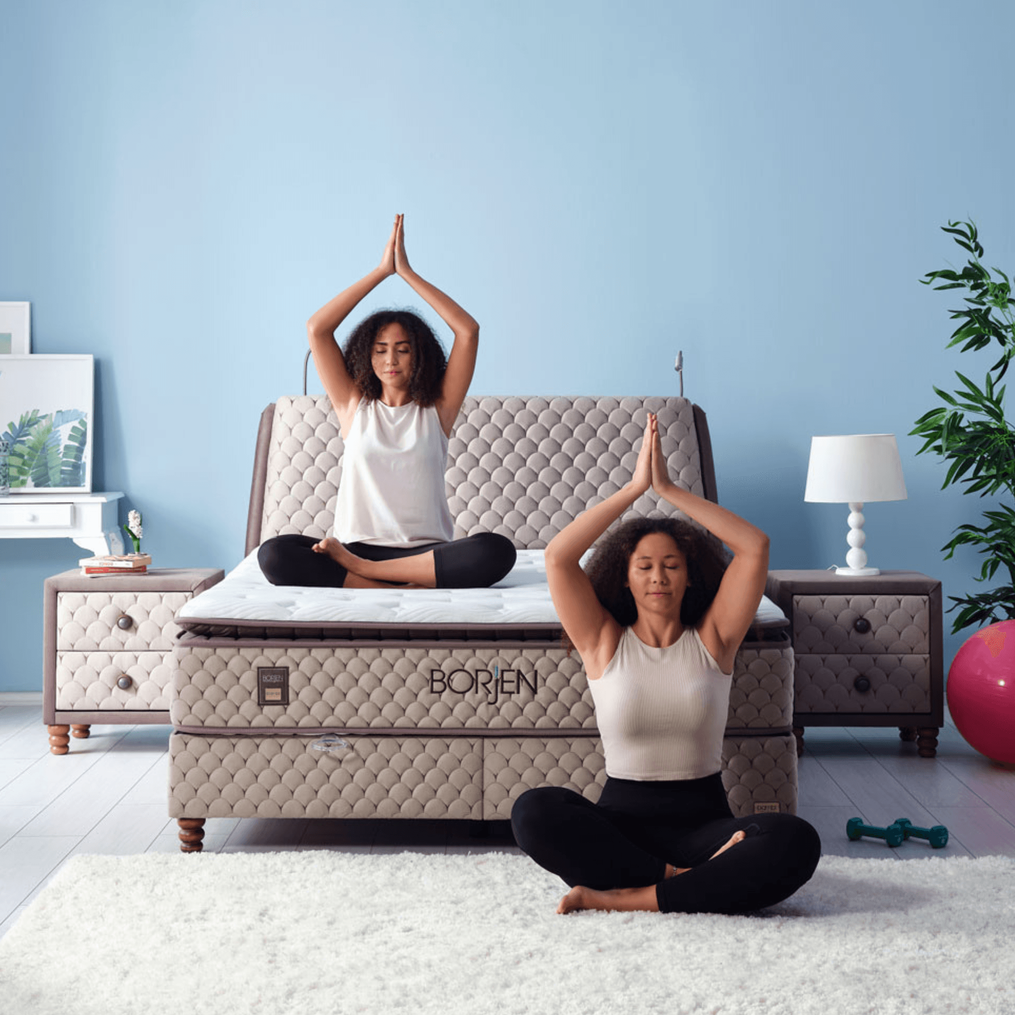 Bambi Borjen 9 Schichten mit Topper Höhe 32 cm Matratze 90x200 - 180x200