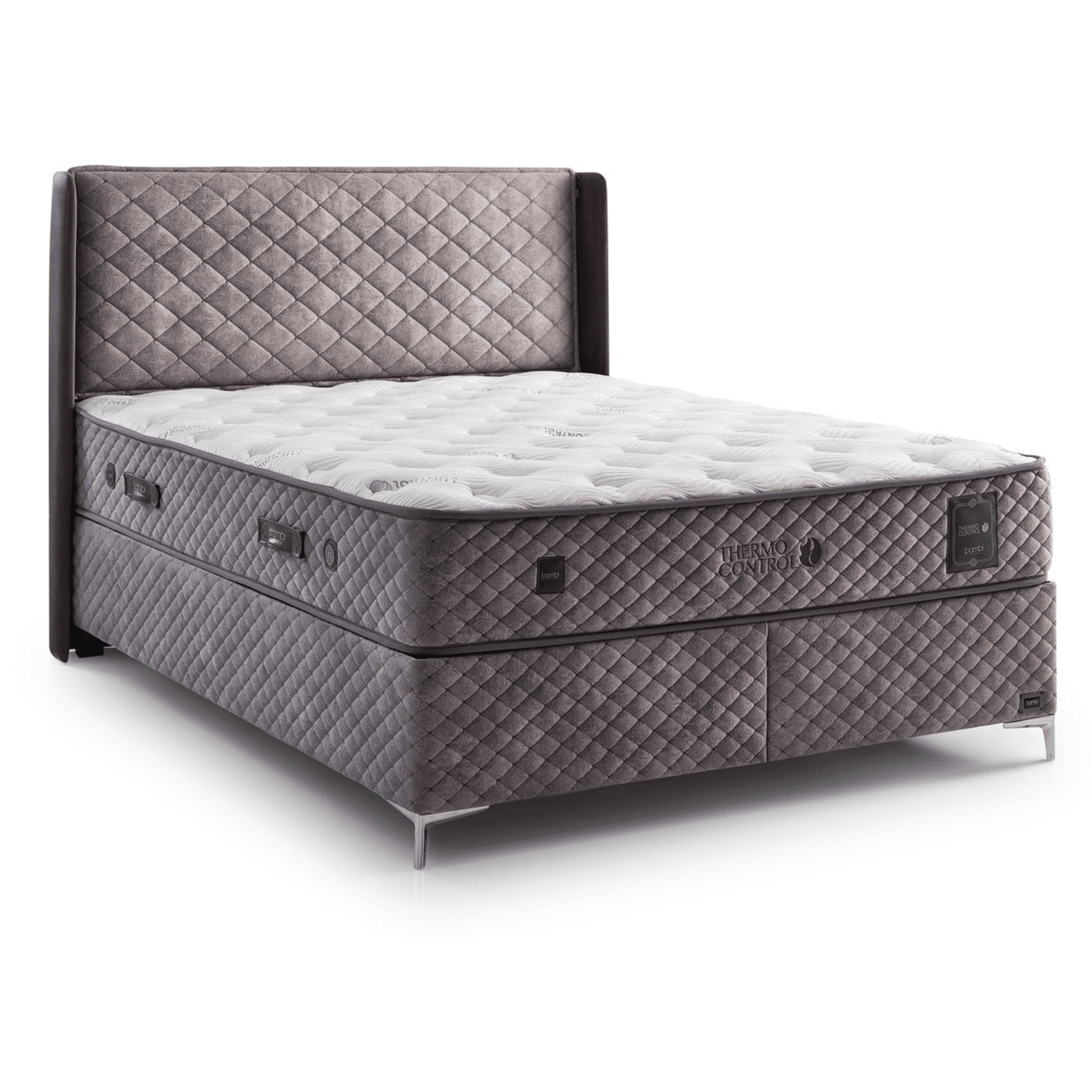 Thermo Control Boxspringbett mit Matratze & Bettkästen