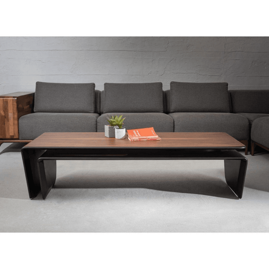 Couchtisch Modern Rechteckig Deko Wohnzimmertisch Braun