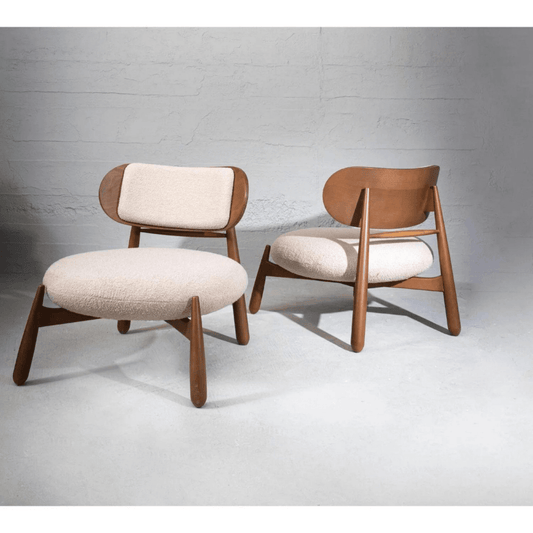 Cocktailsessel Relaxsessel Wohnzimmer Möbel Polstersessel Beige Maya