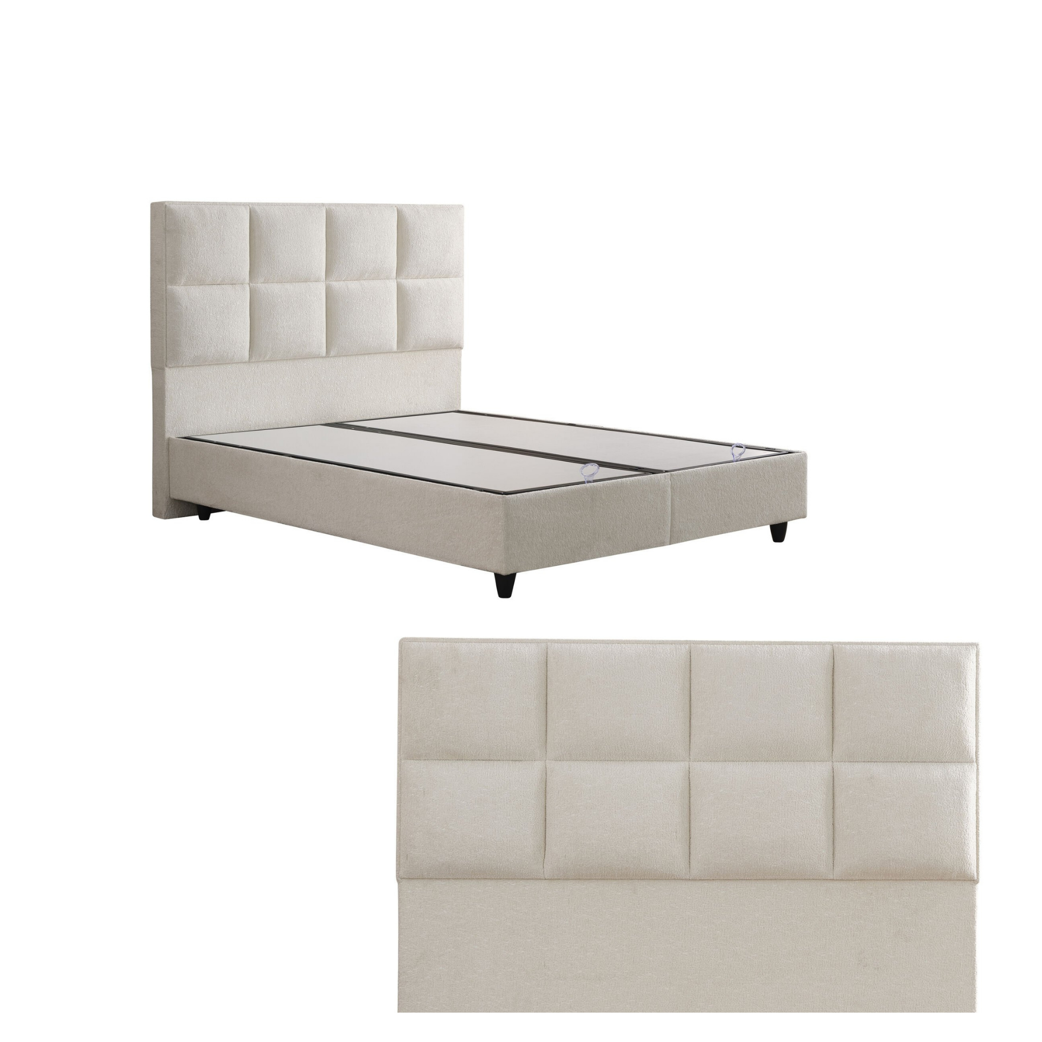 Boxspringbett mit Matratze Polsterbett Stauraumbett Betkasten inkl. Lieferung Amore