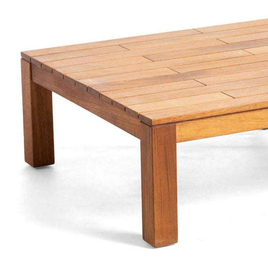 Gowoll Couchtisch Holz Wohnzimmertisch Rechtekig Langkawi Braun