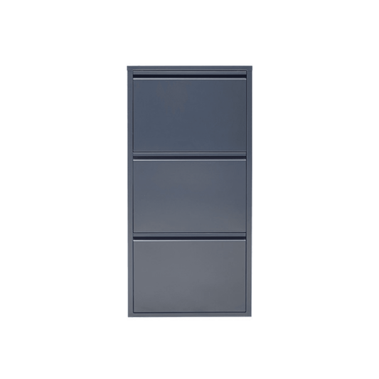 Gowoll Schuhschrank (3 Klappen Anthrazit)