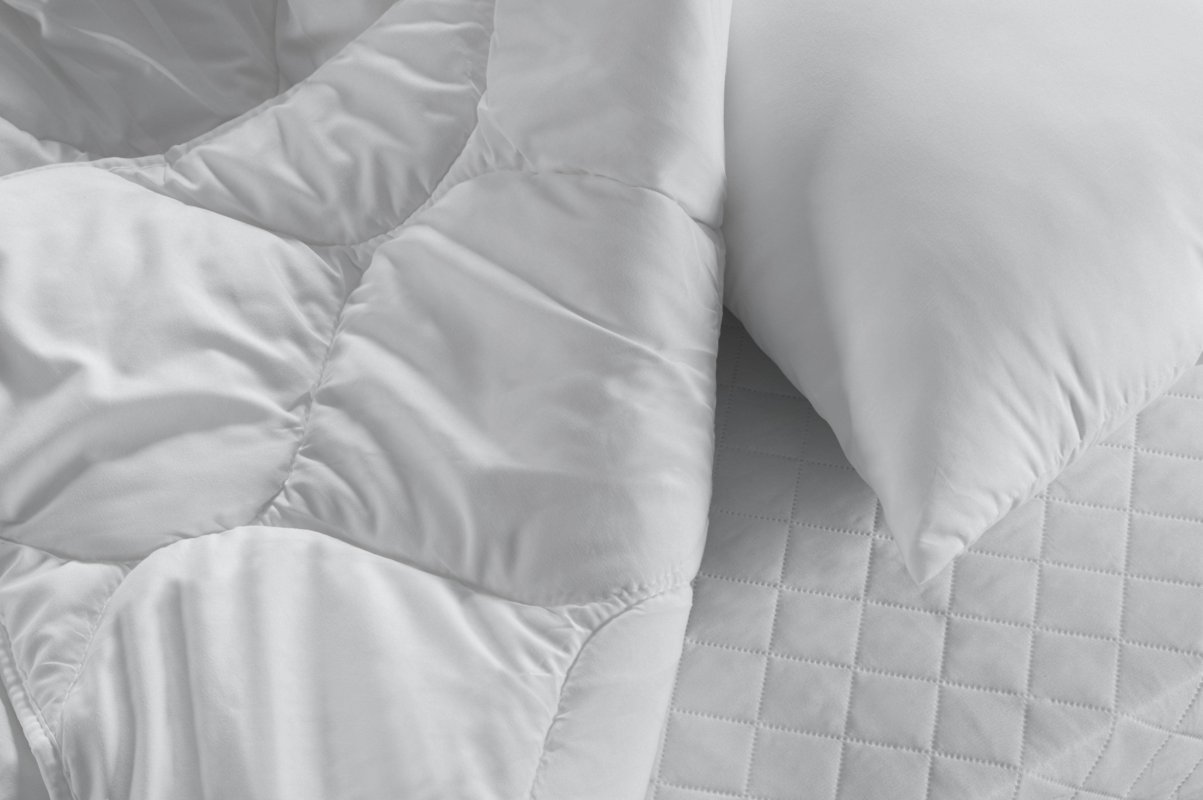 Lüxenlüxe 3-teiliges Matratzen Set mit Kissen & Bettdecke | Waschbar & Hygienisch | 90x190/200 cm