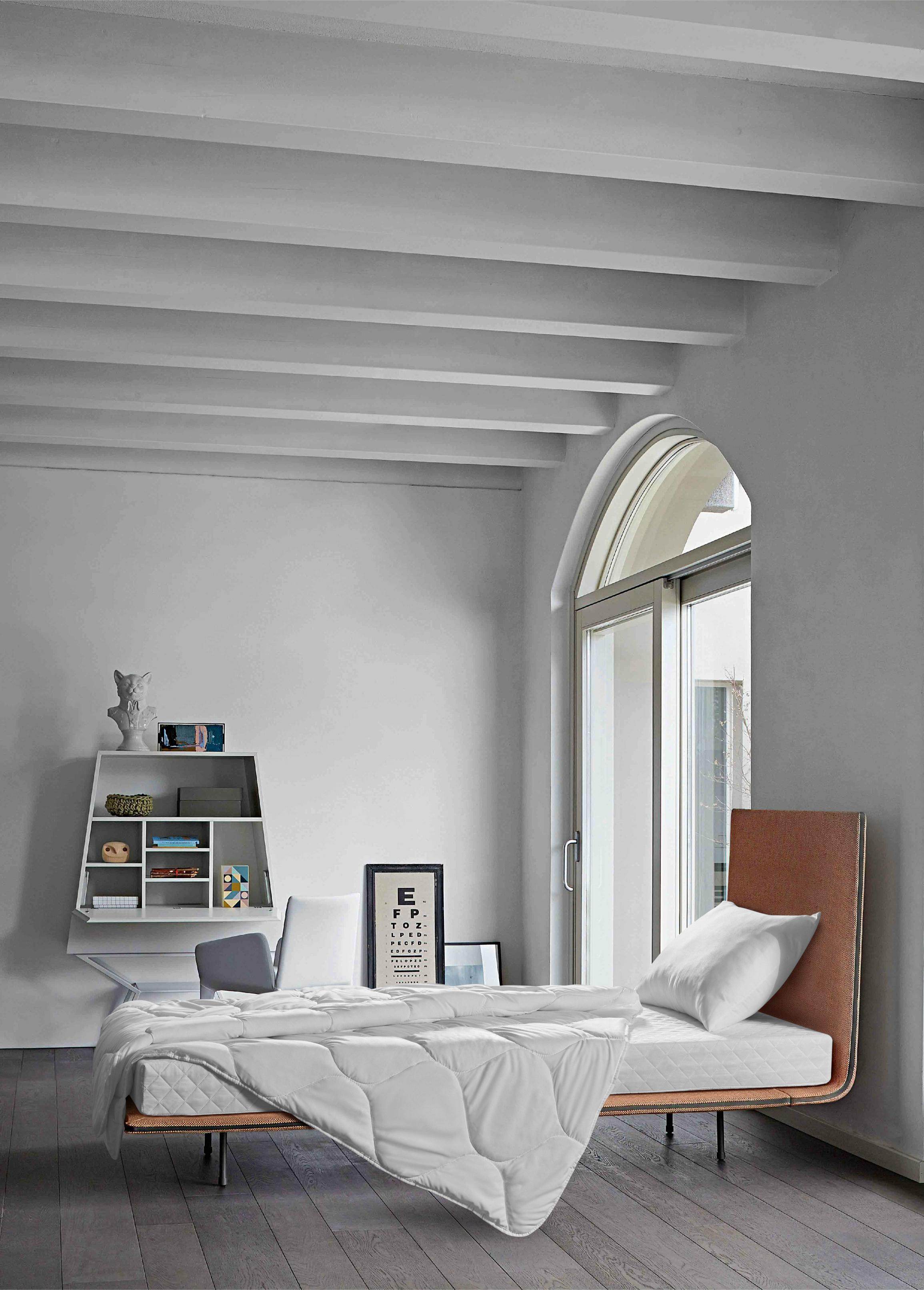 Lüxenlüxe 3-teiliges Matratzen Set mit Kissen & Bettdecke | Waschbar & Hygienisch | 90x190/200 cm