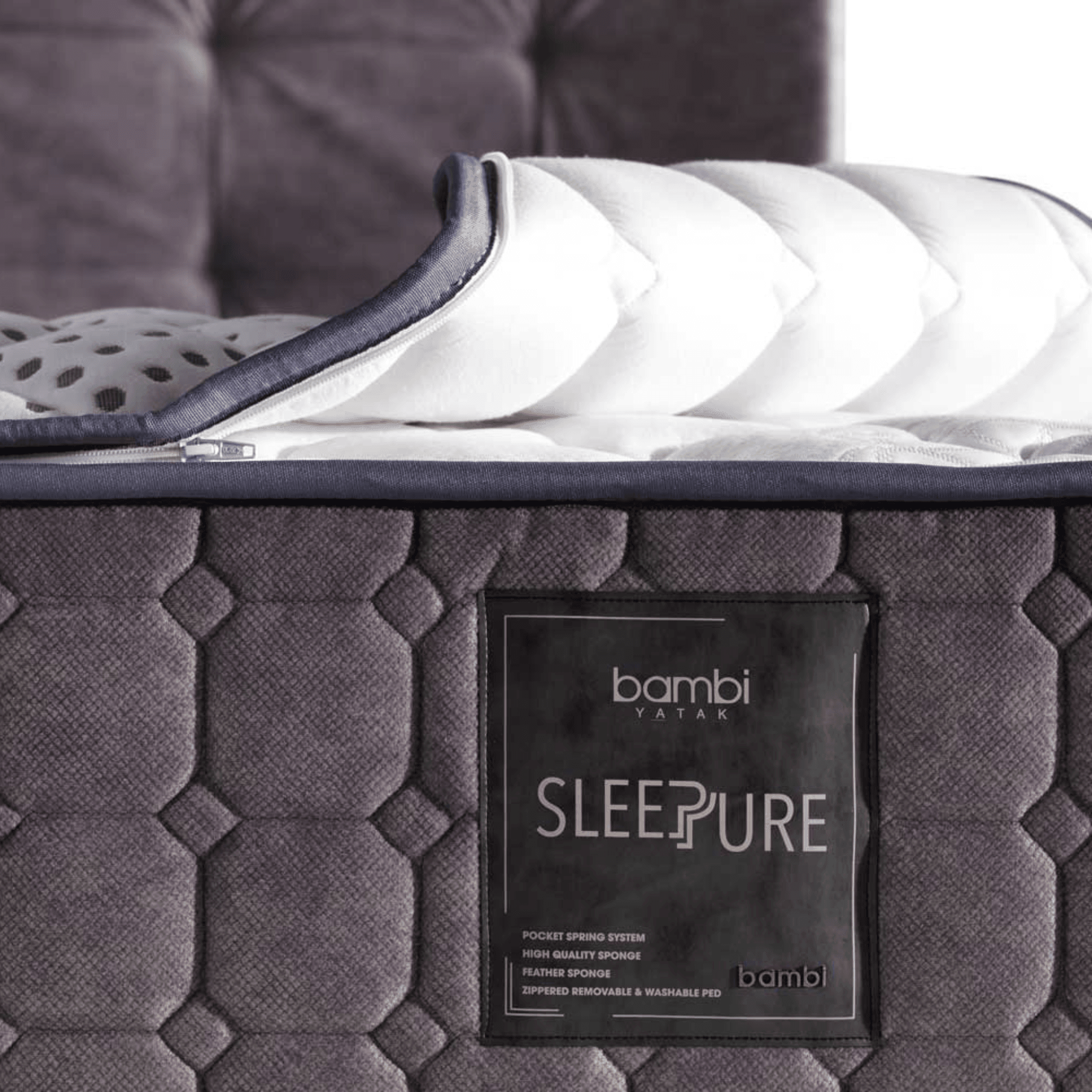 Sleeppure Boxspringbett Schlafzimmer Set