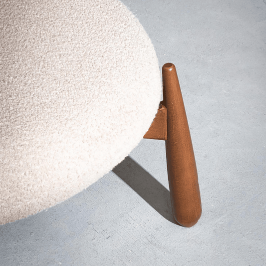 Cocktailsessel Relaxsessel Wohnzimmer Möbel Polstersessel Beige Maya