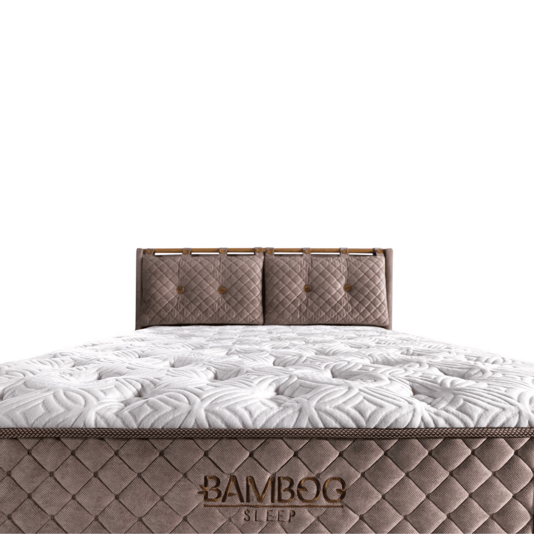 Bamboo Sleep Boxspringbett Set Schlafzimmer Set mit 7 Schichten Höhe 30 cm Matratze
