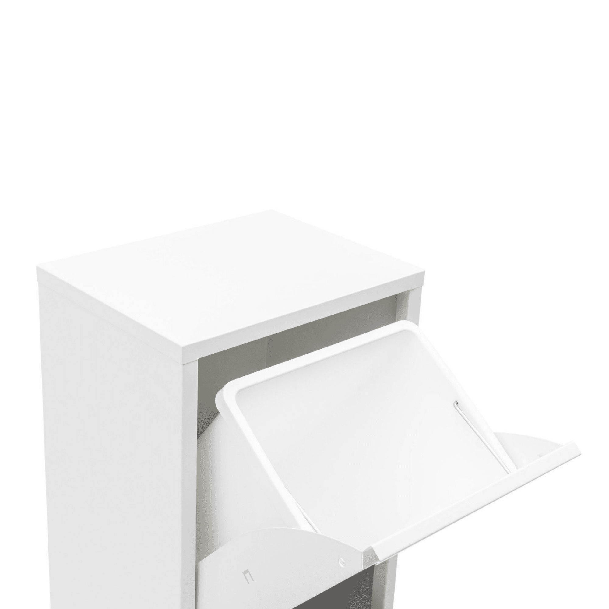 Gowoll Mülltrennsystem Mülltrennsystem 2-3-4 Fach Mülleimer Küche aus Metall Fleckenfest Wandmontage