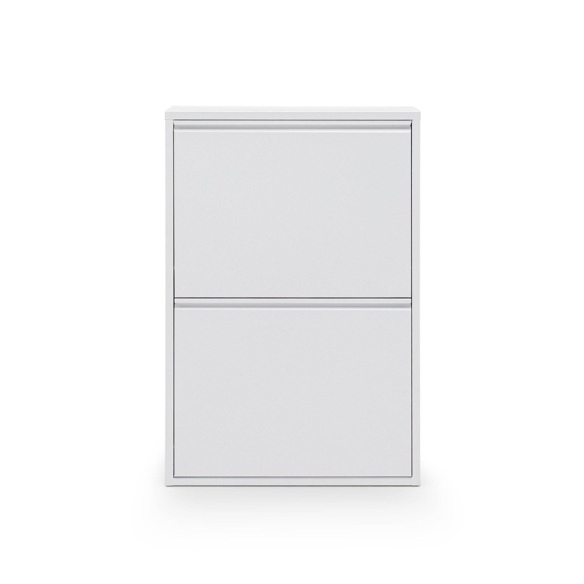 Gowoll Mülltrennsystem Wandmontage – 4x15 L Edelstahl Mülleimer für Küche & Büro | Geruchsdicht & Platzsparend