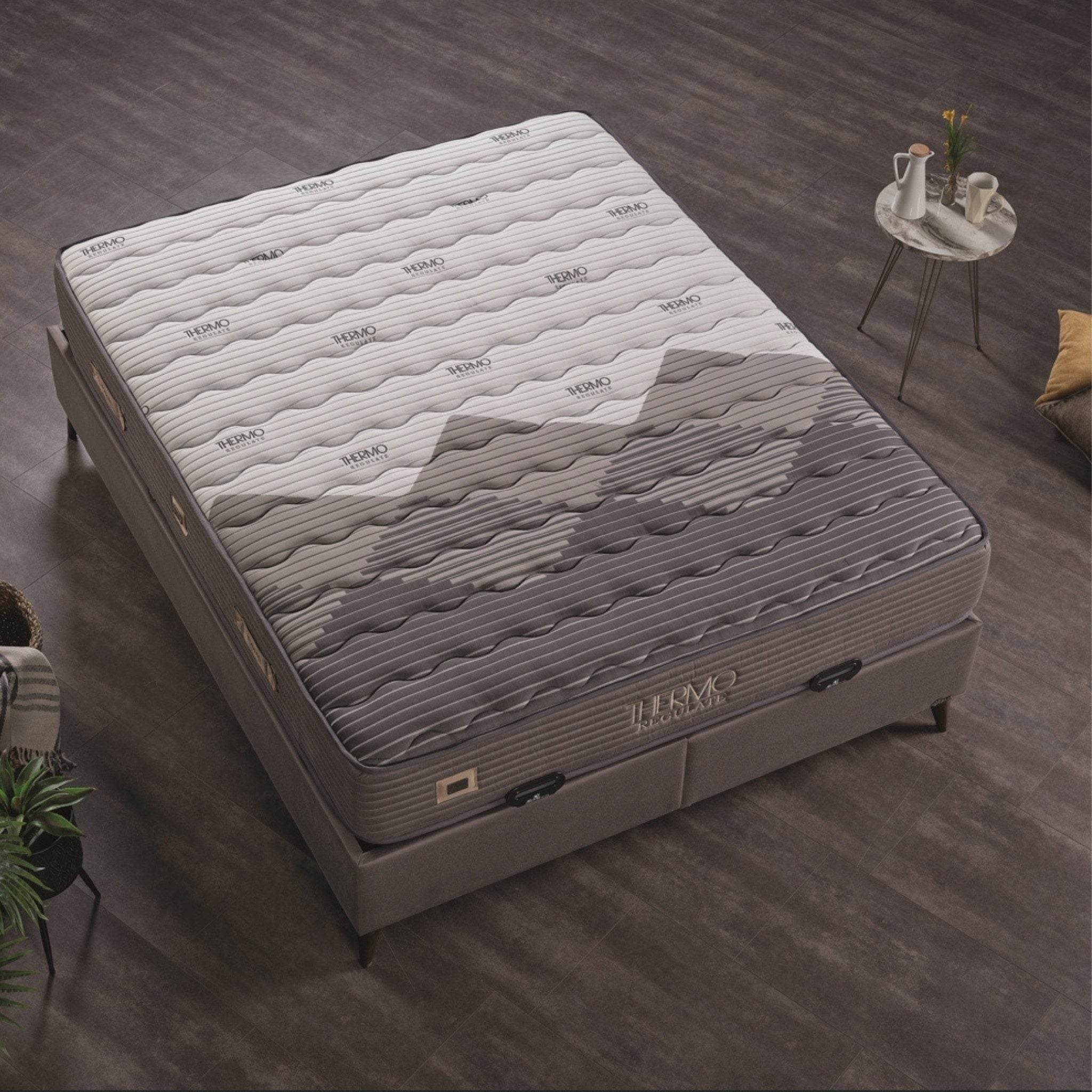 Armis Thermo Regulate Boxspringbett 160x200 Mattress H2/H4 -29 cm Hoch