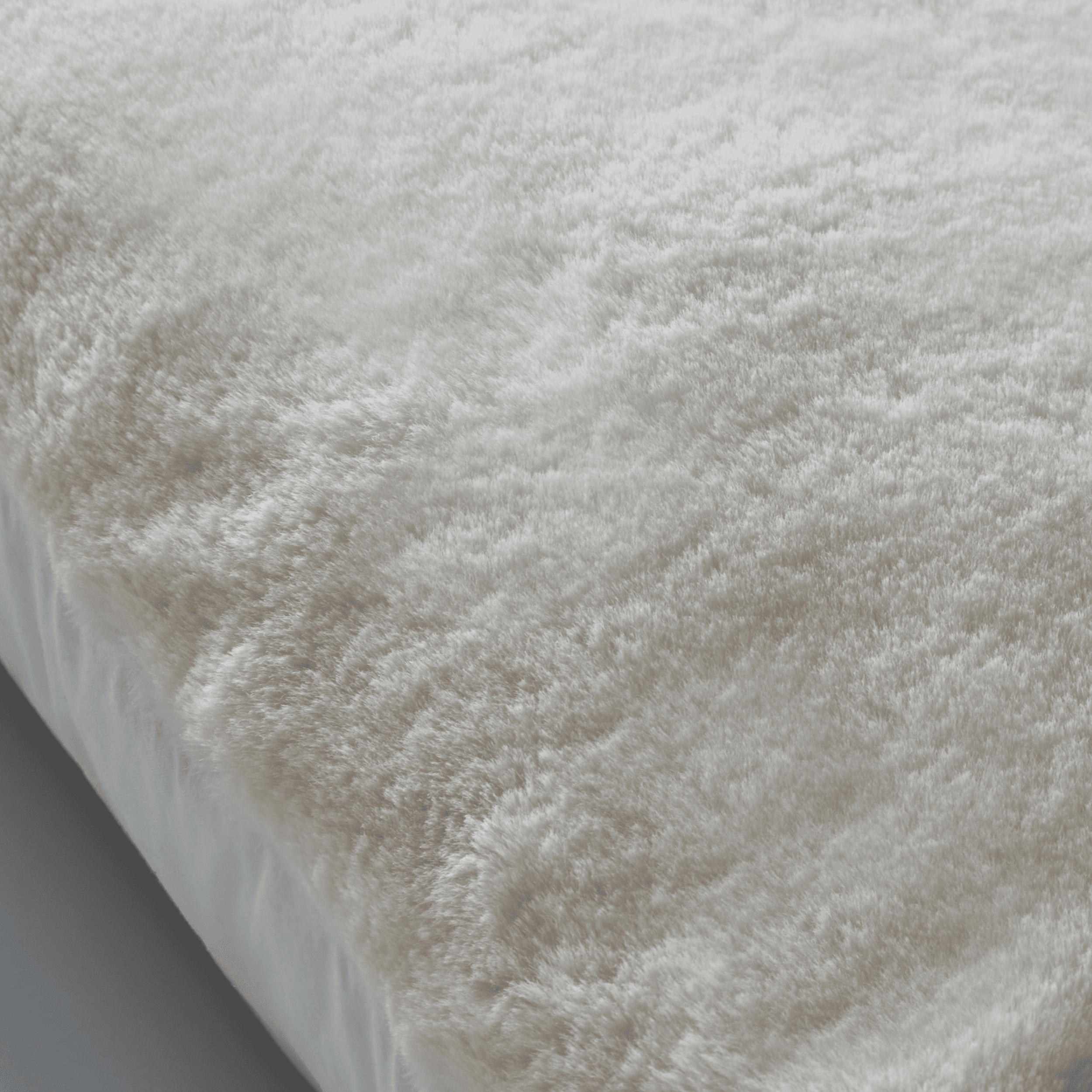 Gowoll Kaninchenfell kopfKissen | 50x70 Silikonfüllung Kissen