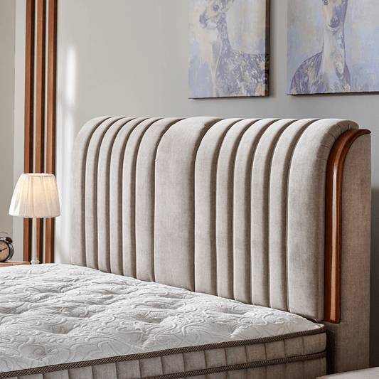 Kapok Naturel Boxspringbett Funktionsbett mit Bettkasten Boxspringbett 180x200 - 90x200