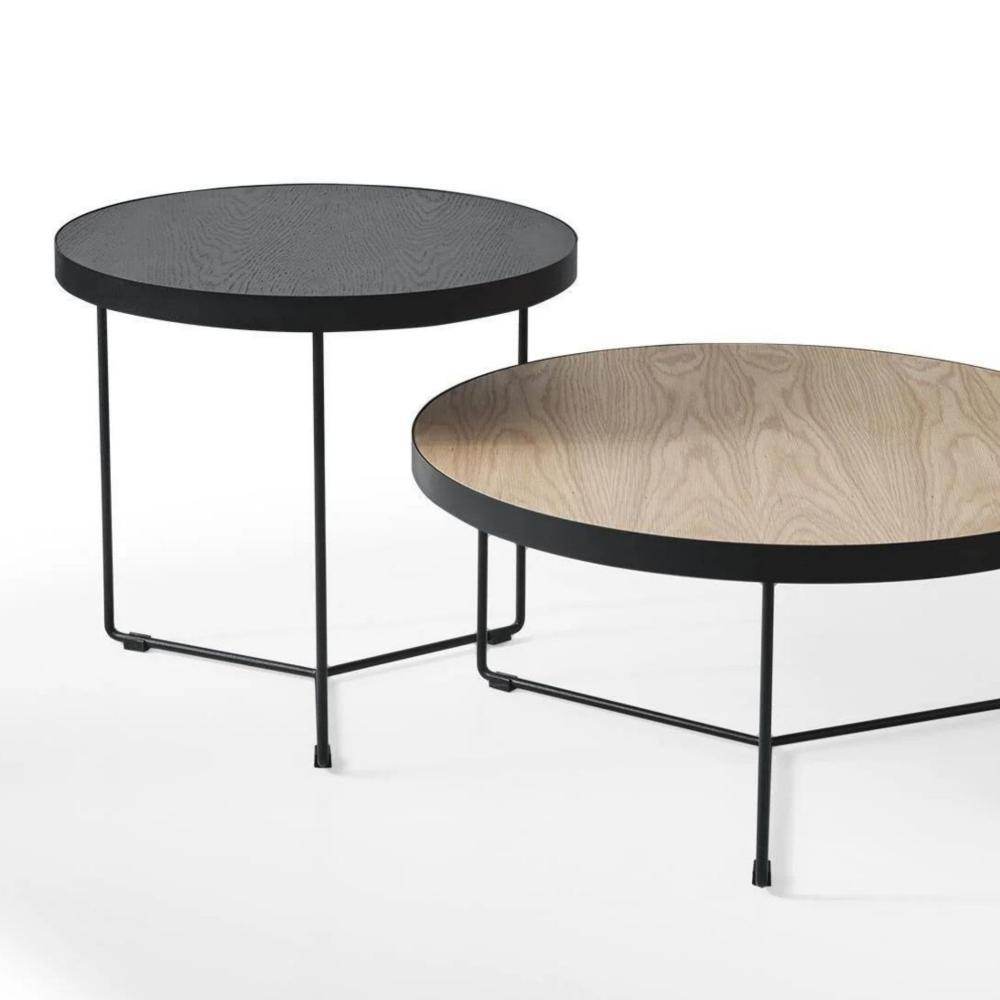 Gowoll Couchtisch Rund 2er Set Wohnzimmertisch