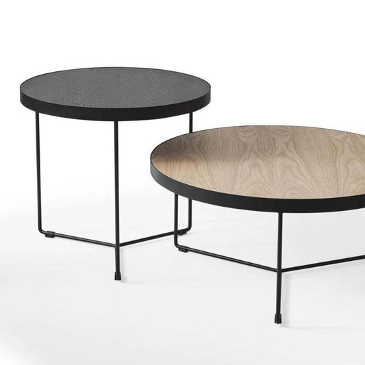 Gowoll Couchtisch Rund 2er Set Wohnzimmertisch