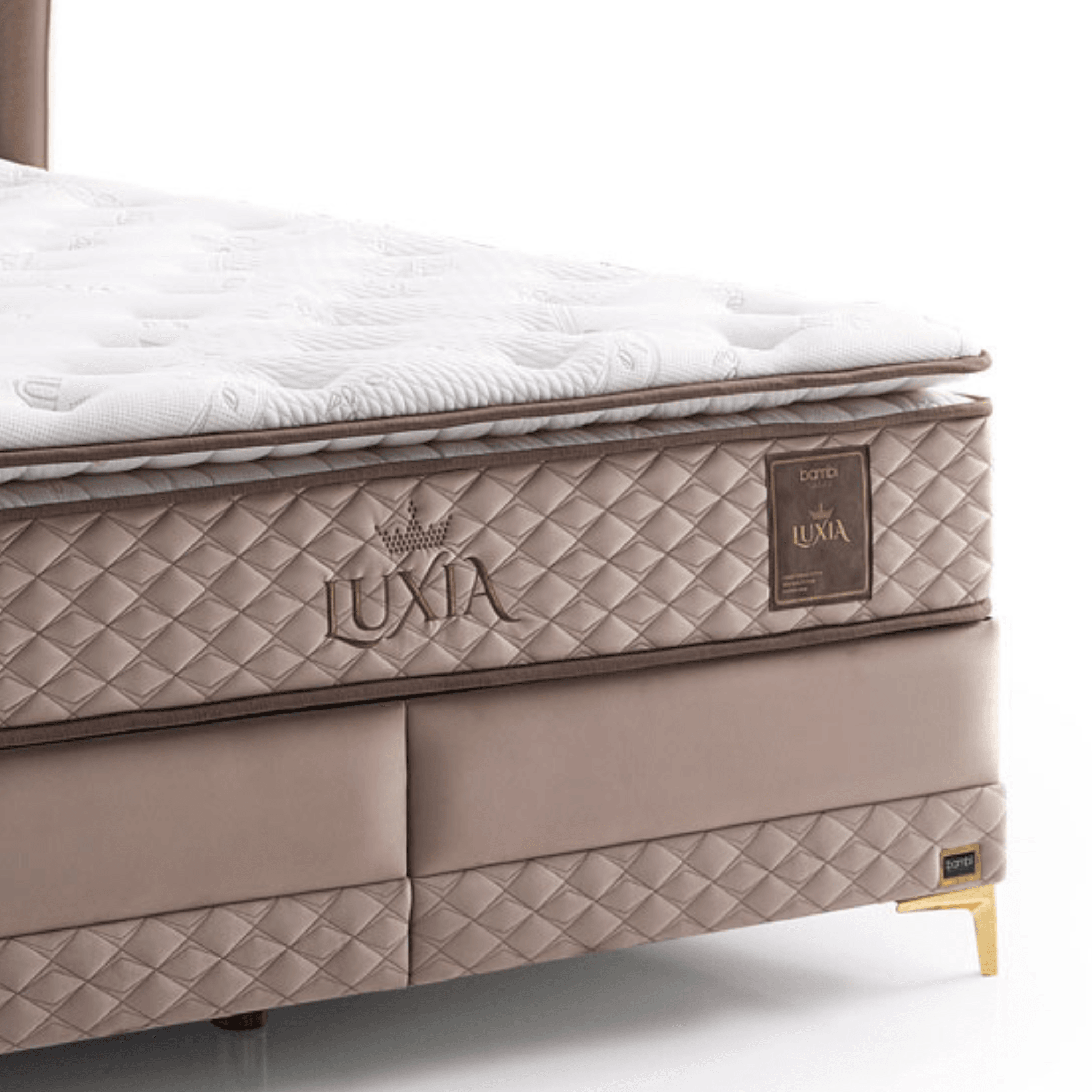 Bambi Luxia Boxspringbett H4 Komfort-Pad & Taschenfederkern