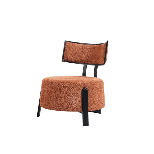 Cocktailsessel Möbel Relaxsessel mit Bequemer Schaumstoff Orange