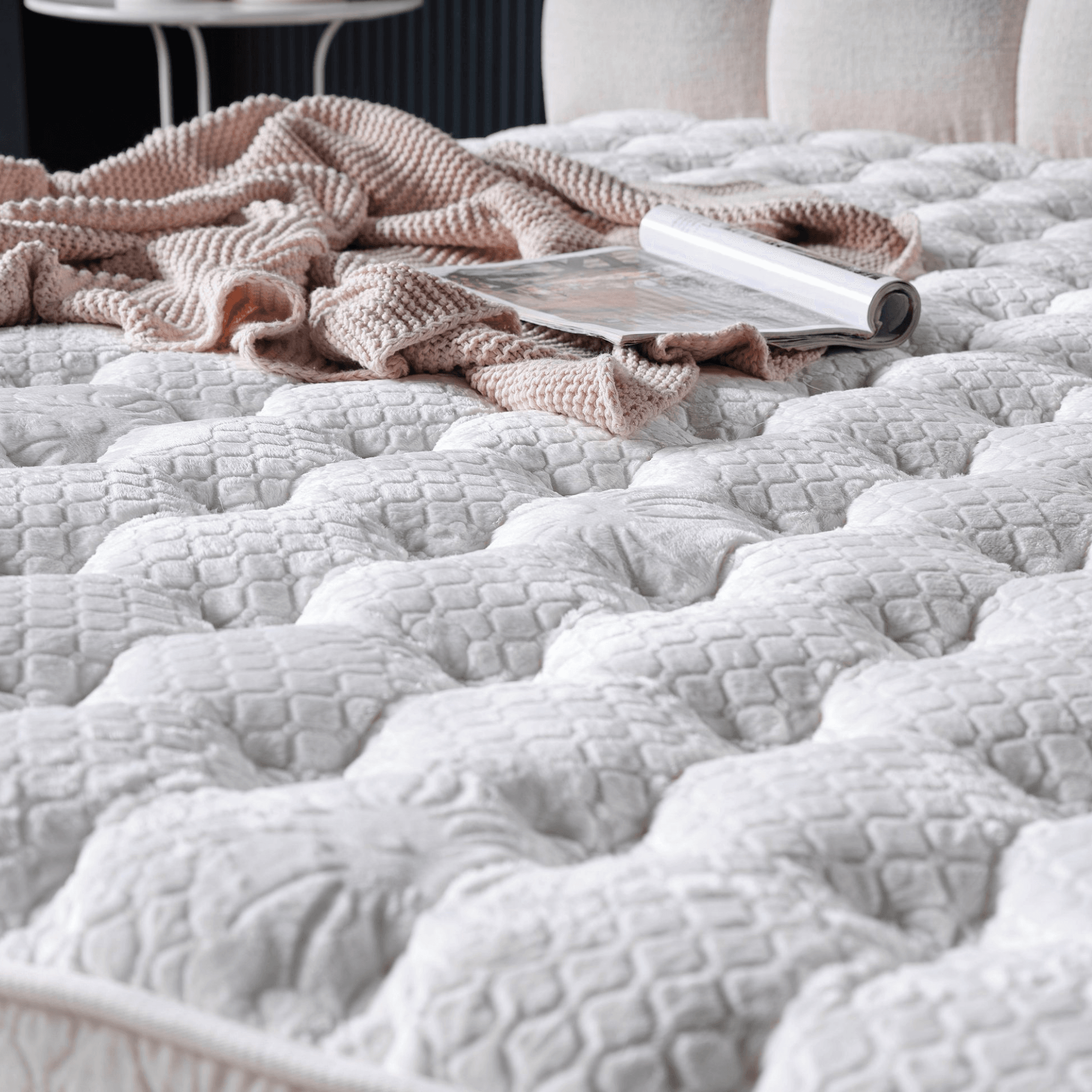 Armis Clouds Boxspringbett 160x200 mit Matratzen H2 Hartegrad